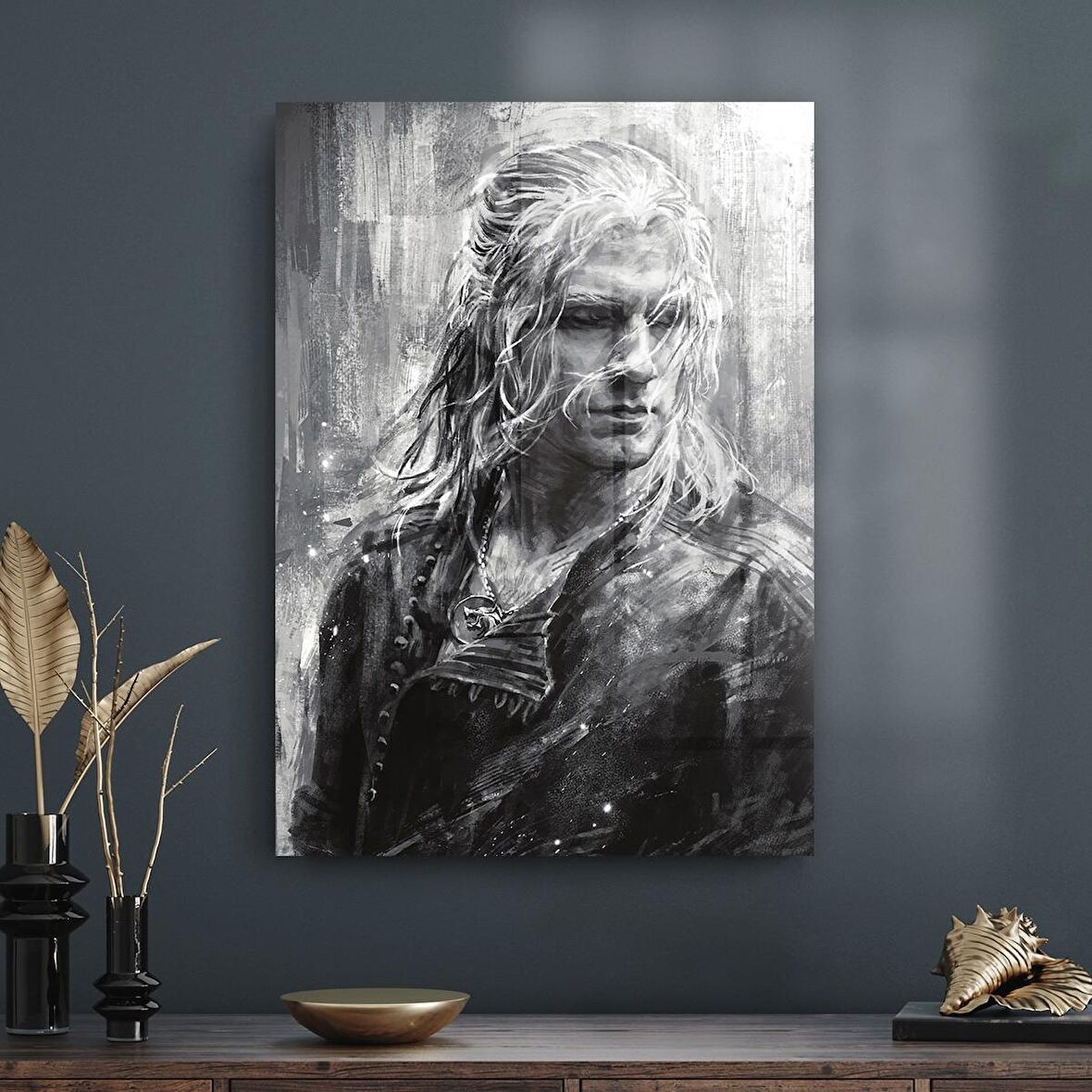 Decovetro Cam Tablo Witcher Geralt Of Rivia