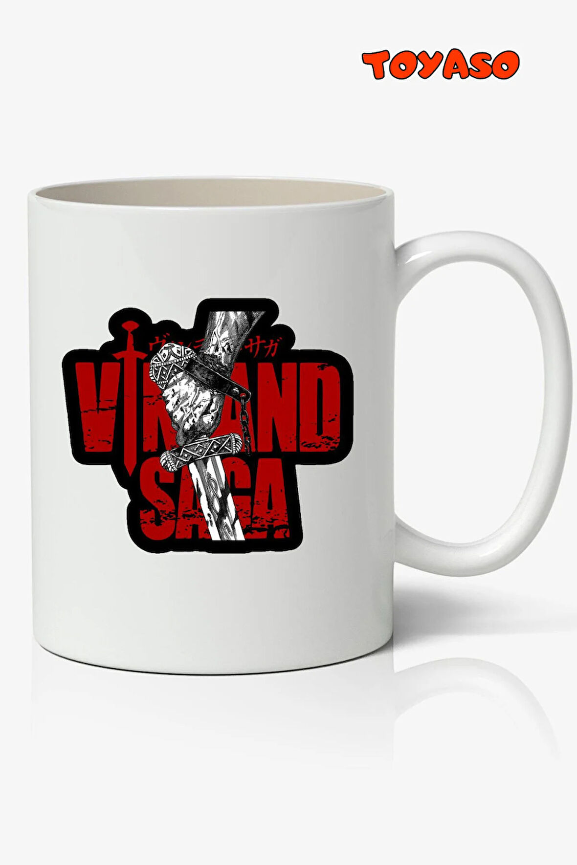 Vinland Saga Anime Temalı Beyaz Kupa Bardak Sevgiliye Arkadaşa Hediye