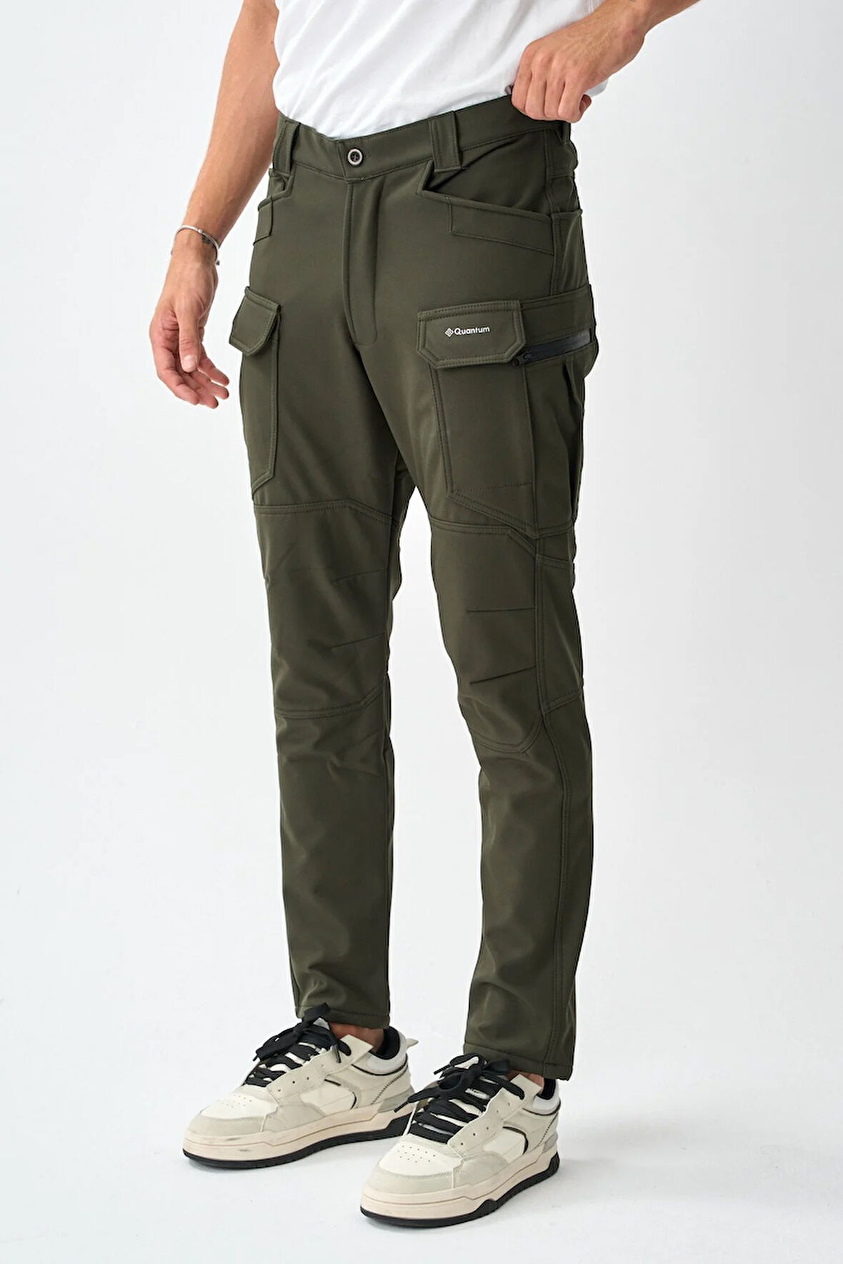 Soft Shell Rüzgar, Su & Soğuk Geçirmez İçi Polarlı Kışlık Taktik Pantolon E218-10