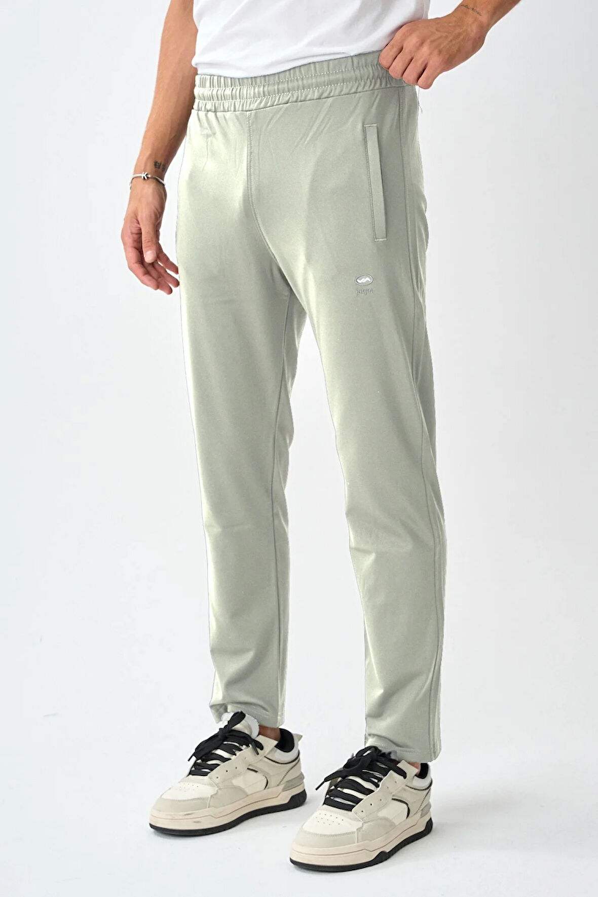 Erkek Dalgıç Kumaş Standart Kalıp Eşofman Alt - E220-33