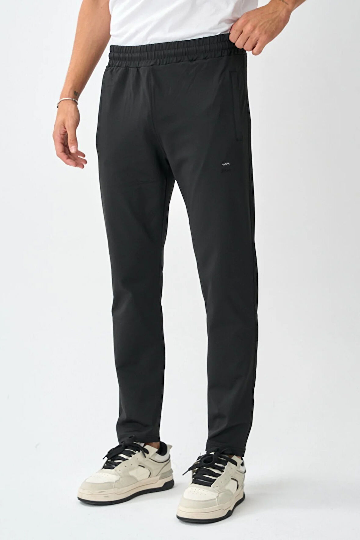 Erkek Dalgıç Kumaş Standart Kalıp Eşofman Alt - E220-7