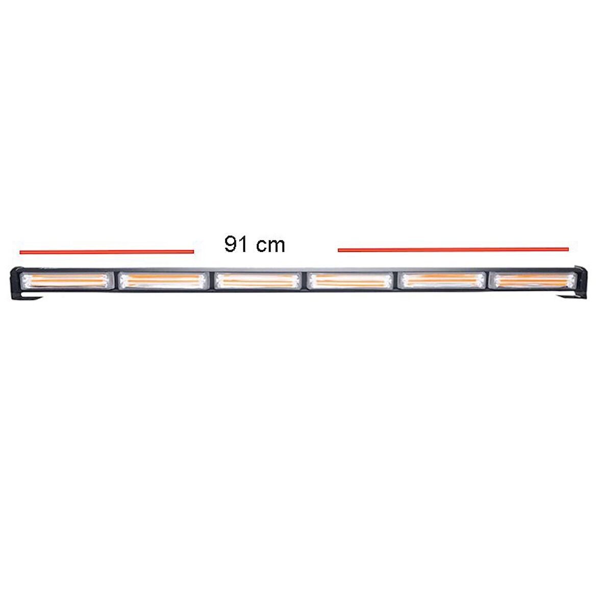 6 Lı Flaşlı İkz Lmbsı Sr-Sr Cob Ld 12-30V/ Laık115