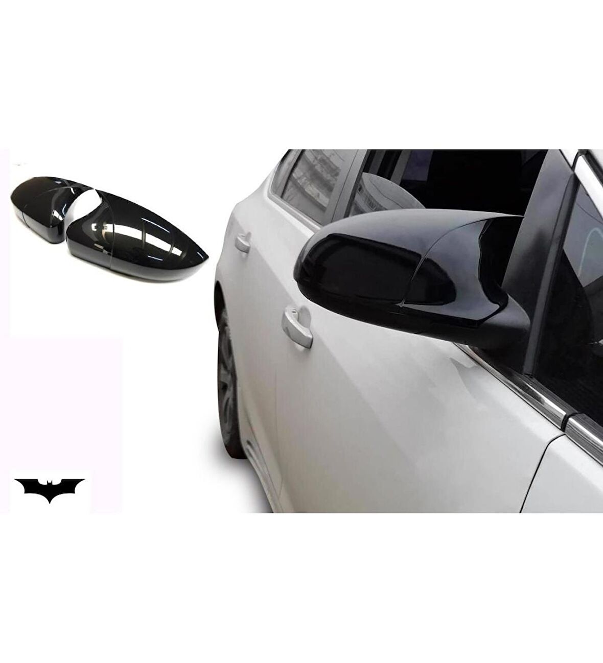 Audi A3 8V 201-2019 Sedan Batman Ayna Kapağı (Parlak Siyah)