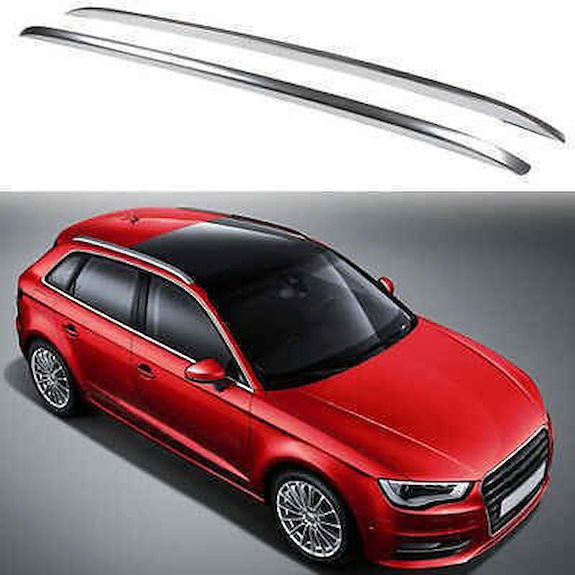 Audi A3 Tavan Çıtası V8 Oem Krom 2012 2020