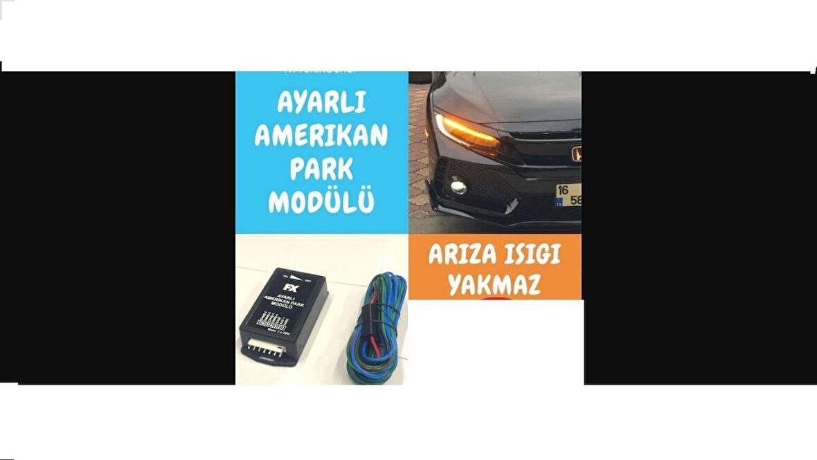 Ayarlı Amerikan Park Modülü Iq Marka Her Araca Uygun !Garantili!