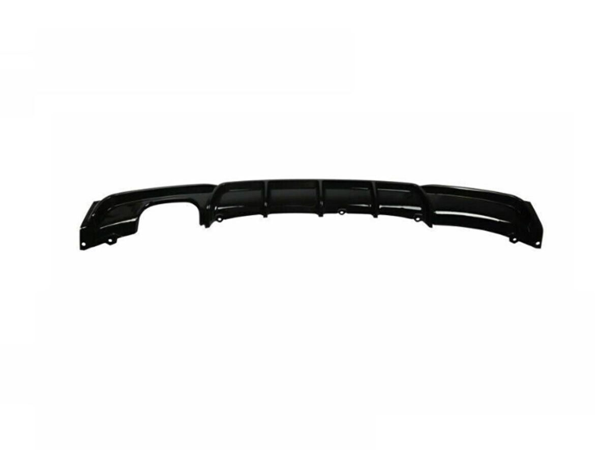 Bmw 3 Serısı F30 2012-2018 M Dıfüzör Sol Tek Çıkıs Kalın - Pıano Black