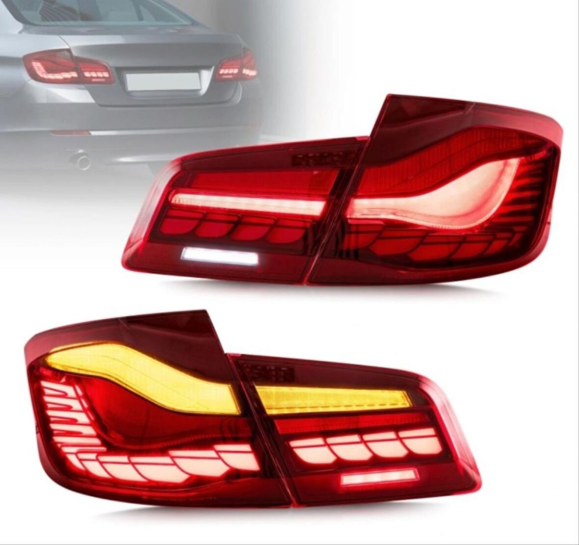 Bmw 5 Serısı F10 Dragon Led Stop - Kırmızı