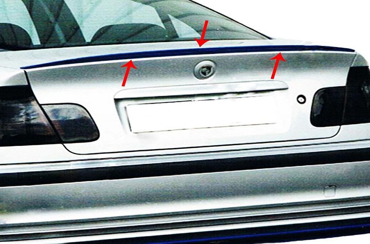BMW E46 3 Seri Spoiler Bagaj Gt Fiber 1999-2005