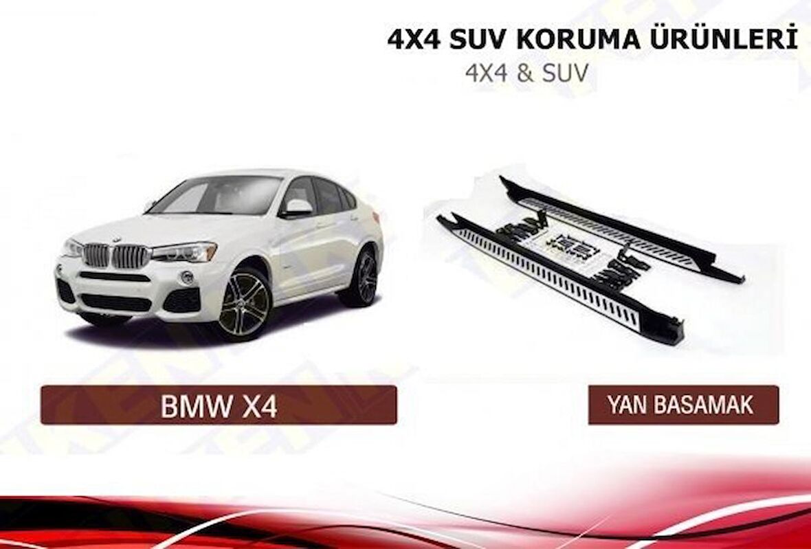 Bmw X4 Yan Basamak Marşbiyel Koruma Oem 2014 - Sonrası Drs 4X4