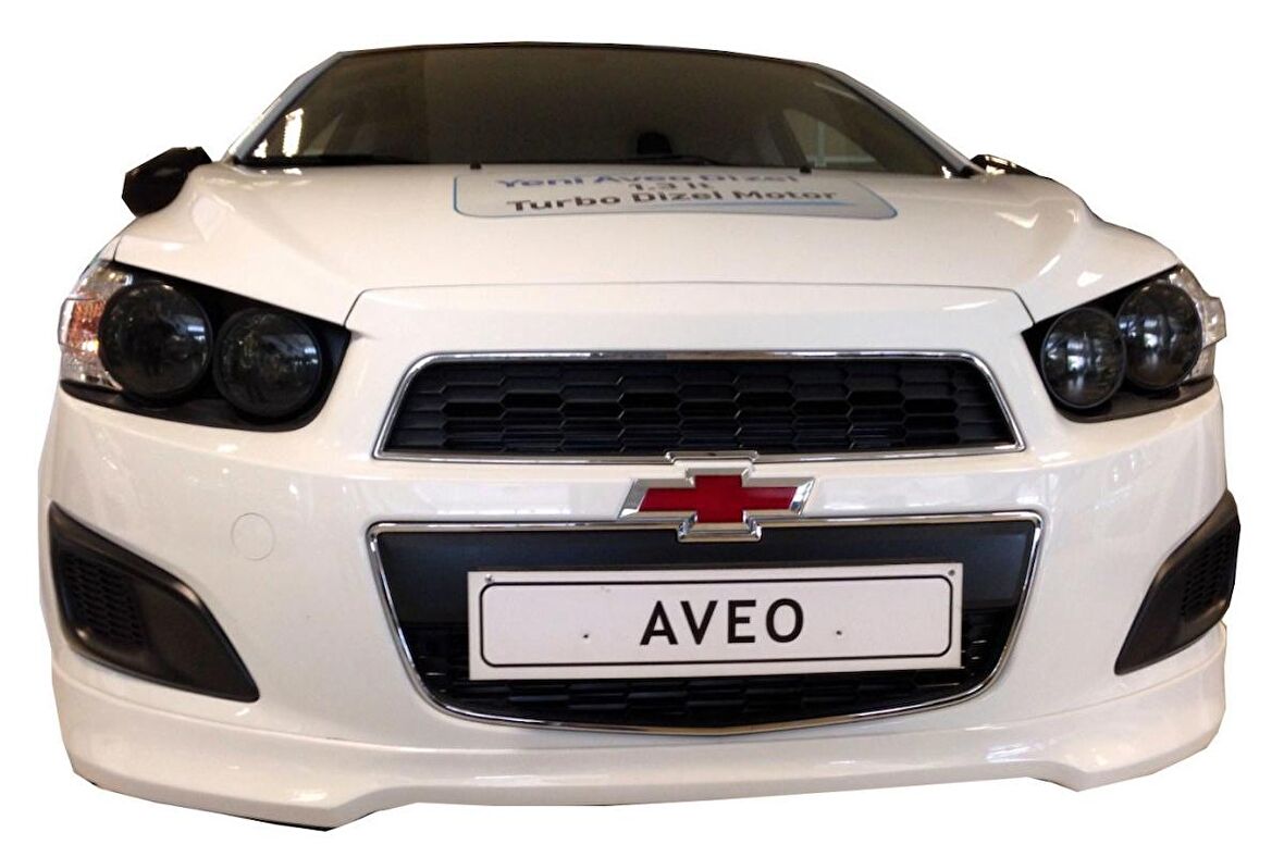 Chevrolet Aveo Hb - Sedan Uyumlu 2012 Sonrası Ön Tampon Ek (Plastik)