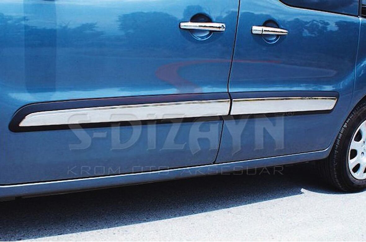 Citroen Berlingo Krom Yan Kapı Çıtası 4 Prç 2008-2018