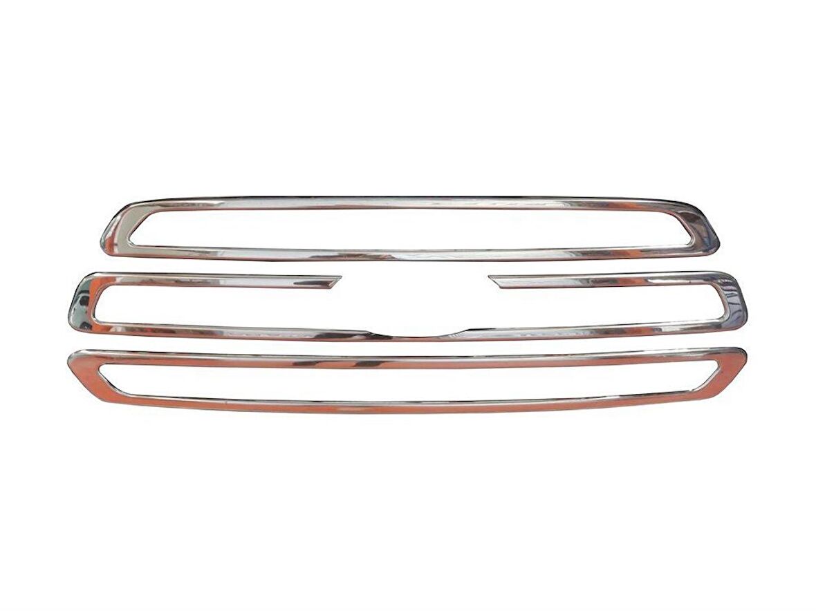 Ford Transit 7 Ön Panjur 3 Prç Krom 2014 Ve Sonrası