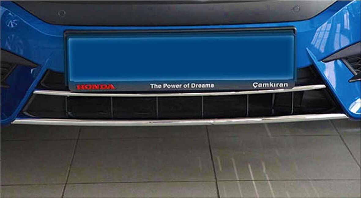 Honda Cıvıc Fc5 2016-2019 Ön Tampon Alt Nikelajı 2 Parça