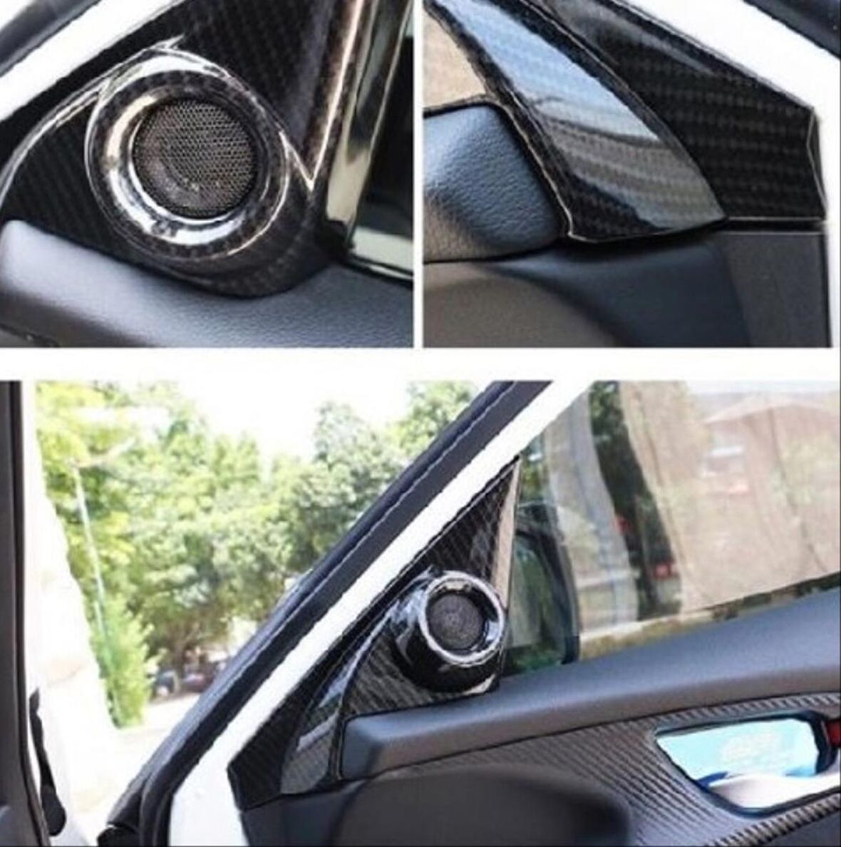 Honda Cıvıc Fc5 2016-2020 Karbon Tweeter Kaplama