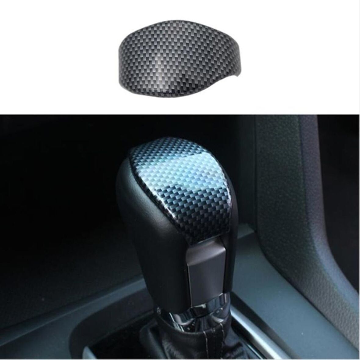 Honda Cıvıc Fc5 2016-2020 Vıtes Topuzu Üstü Kaplama Karbon