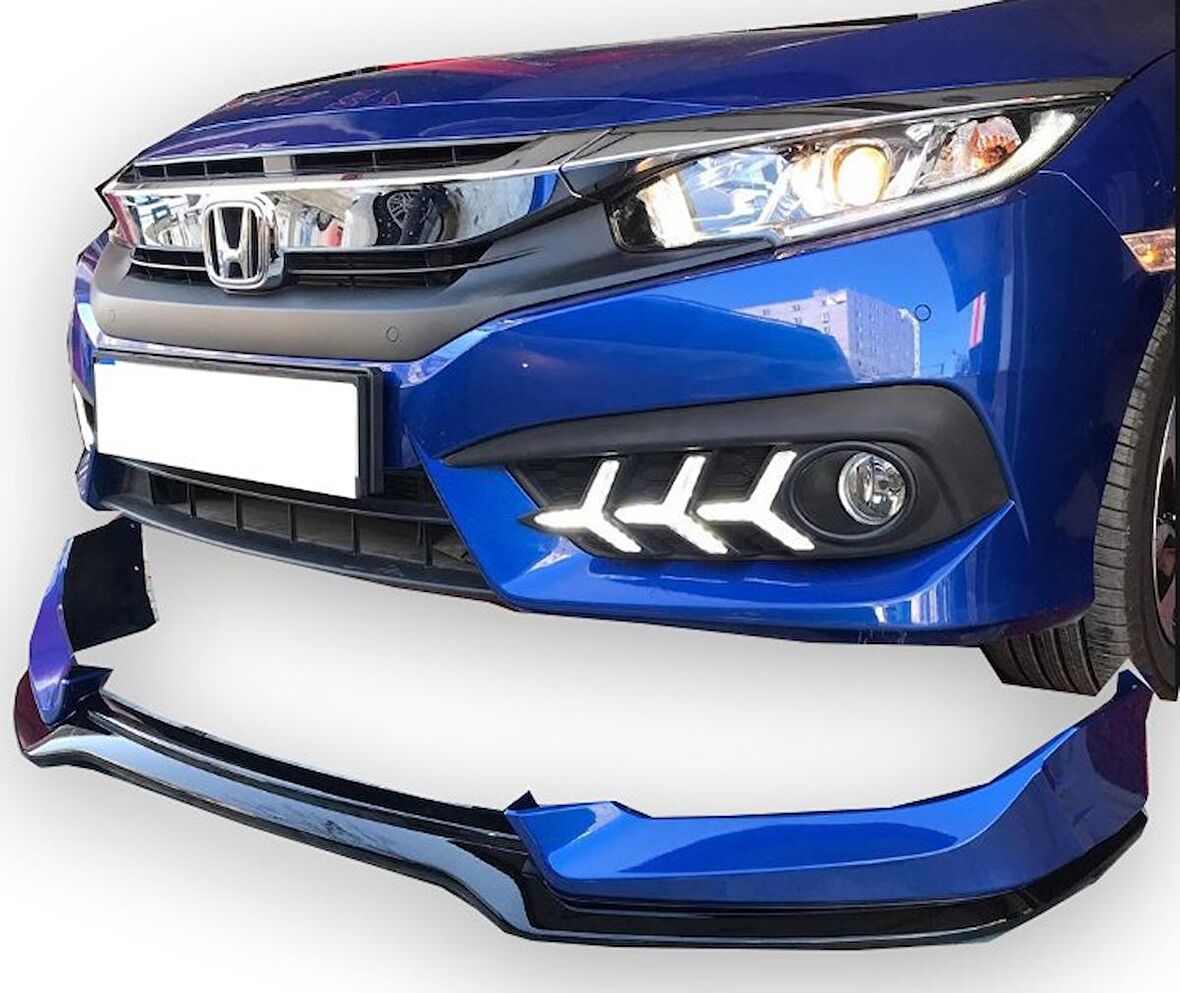 Honda Civic Fc5 Sedan (2015-2018) Mugen Ön Tampon Eki (Plastik)