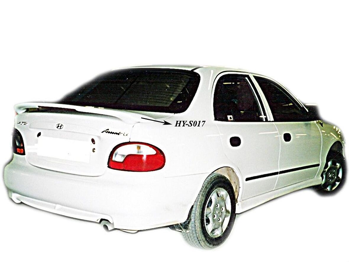 Hyundaı Accent(94-00)X3 Spoiler Bagaj Yüksek (Işıklı)