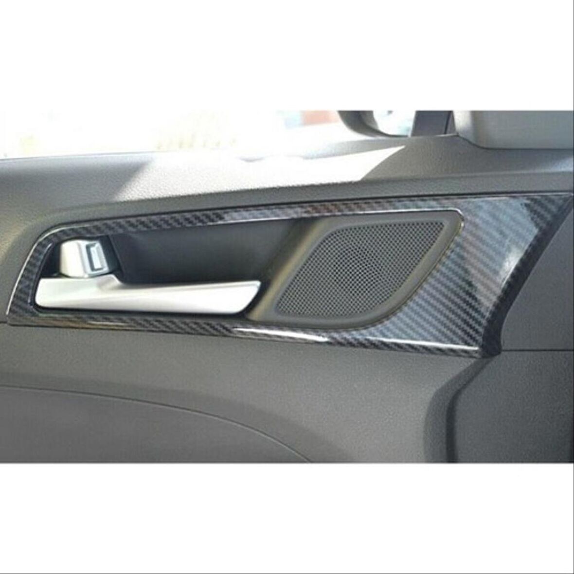 Hyundaı Tucson 2015-2018 Ic Kapı Kolu Kaplama - Karbon