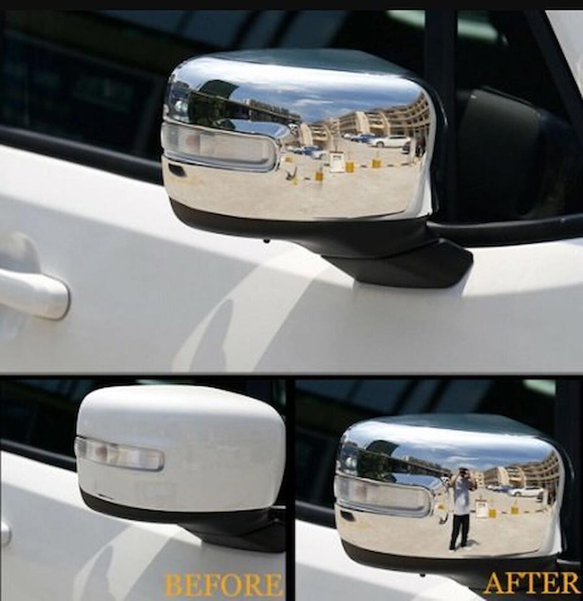 Jeep Renegade Ayna Kapağı Abs Krom Aksesuar 2014-2017