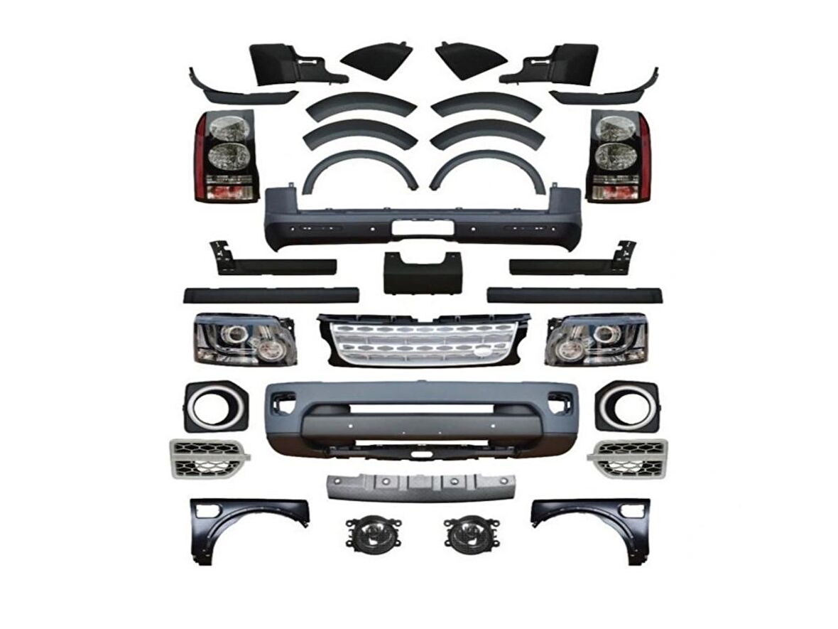Land Rover Dıscovery 3  İçin Dısovery 4 Dönüşüm Body Kit ( Facelıft) (2009-2013)