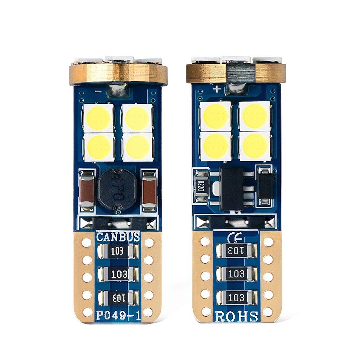 Led Ampul T10-12Smd Canbus'Lı Beyaz 2'Li Set 12V / Laam629