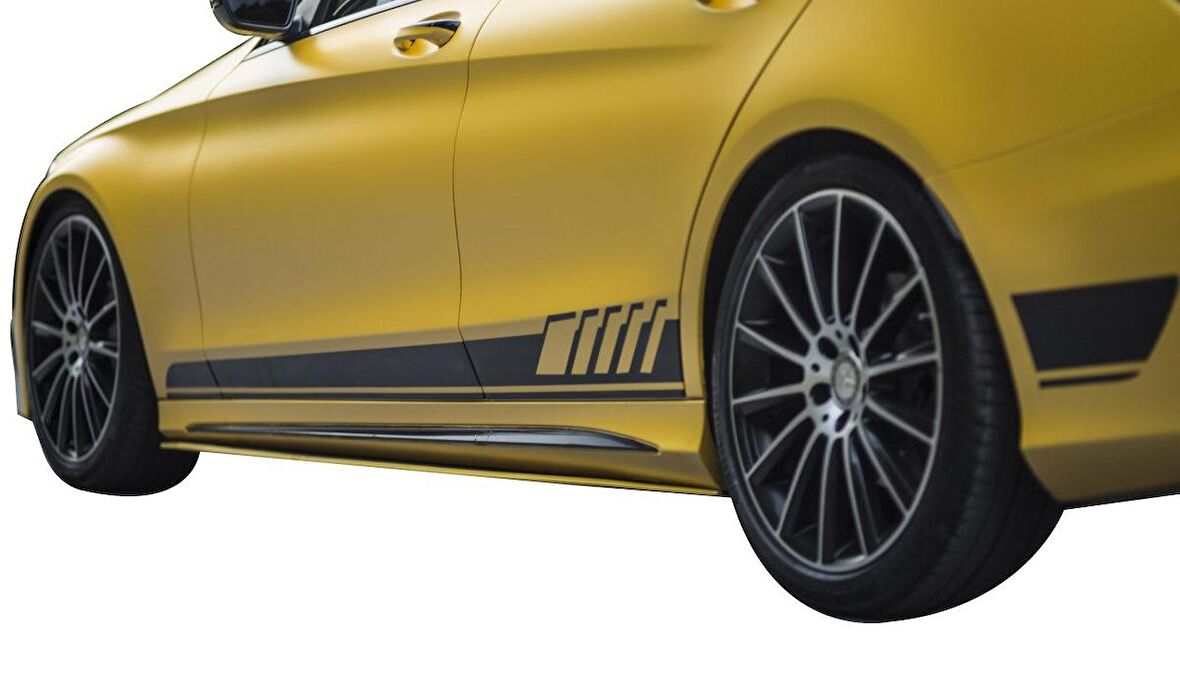 Mercedes C Serisi W205 (2015-2018) Amg Yan Marşpiyel Altı Lip (Plastik)
