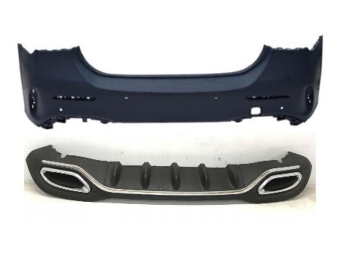 Mercedes W117 Cla Serisi Oem Amg Arka Tampon&Egzoz
