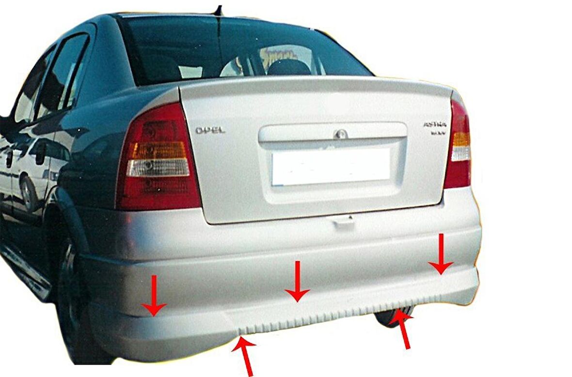 Opel Astra G SD Arka Tampon Altı Fiber 1998-2009