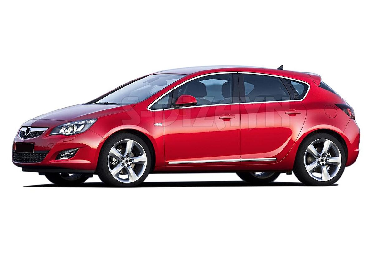 Opel Astra J Hb Kapı Koruma Çıtası Krom 2010 Üzeri