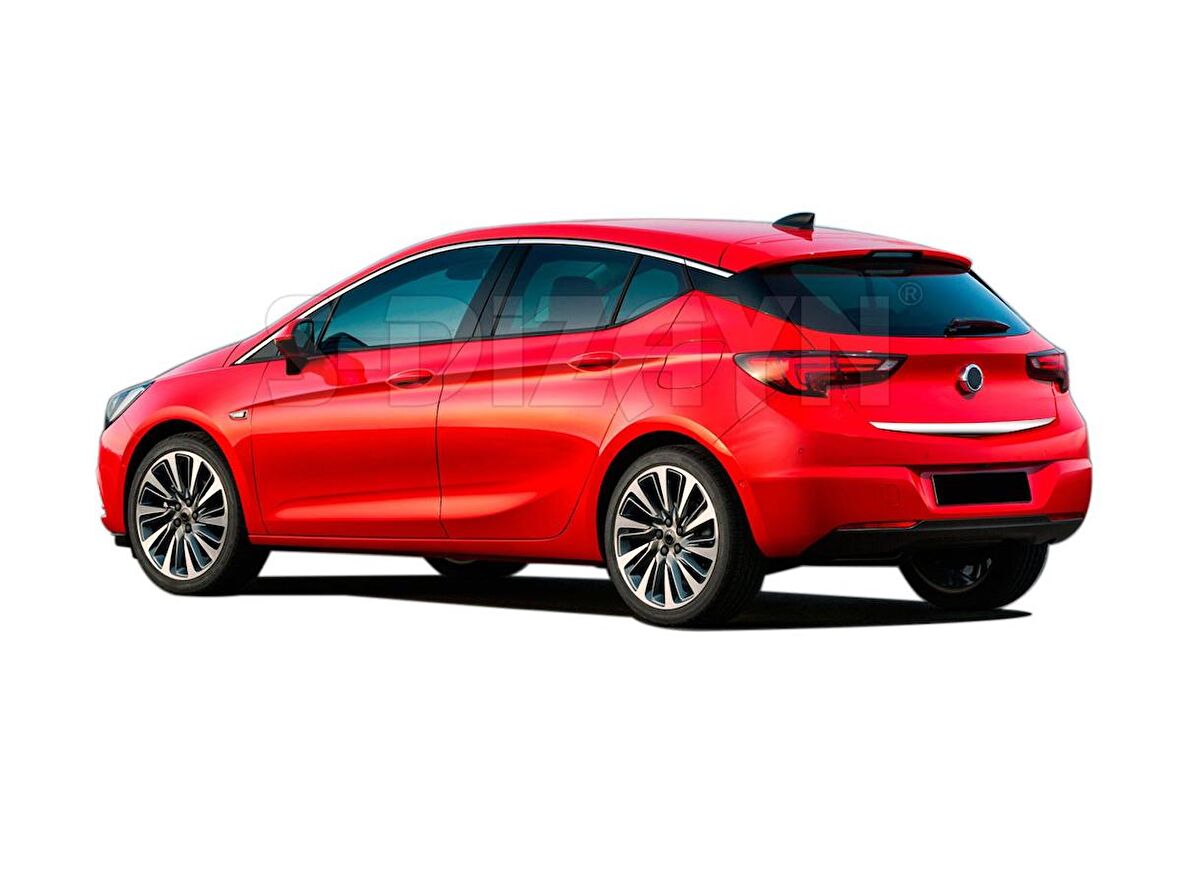 Opel Astra K Hb Krom Bagaj Alt Çıta 2015 Üzeri