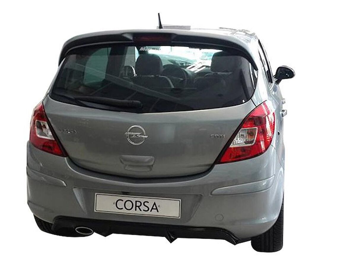 Opel Corsa D (2007-2015) Arka Tampon Eki - Difüzör (Plastik)