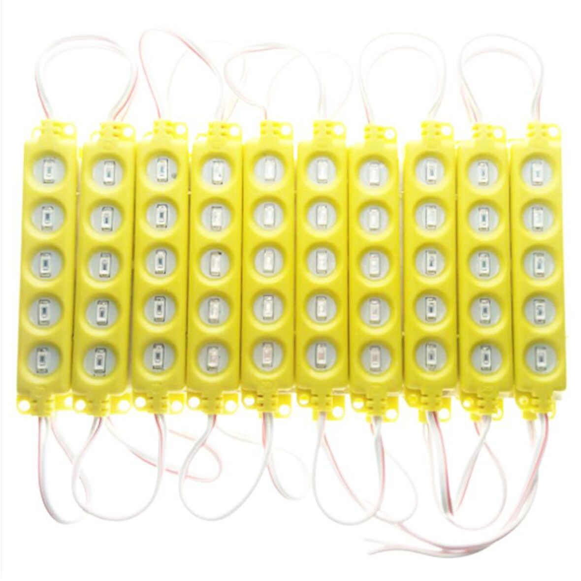 Parmak Led 1200Lm 5X20 Turuncu 12V / Laam646-3