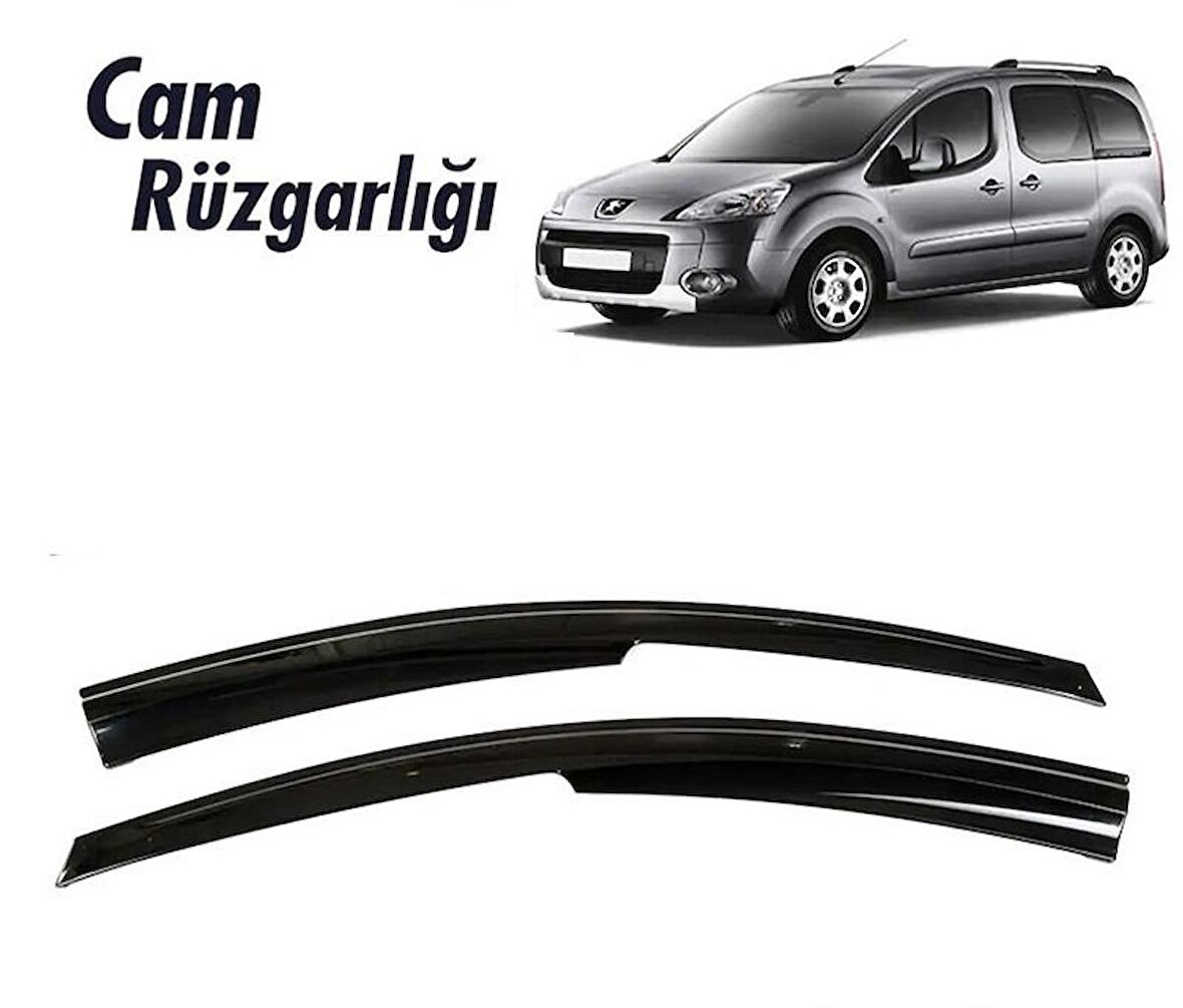 Peugeot Partner Tepee 2008 2019 Araca Ozel Sunplex Cam Rüzgarlığı