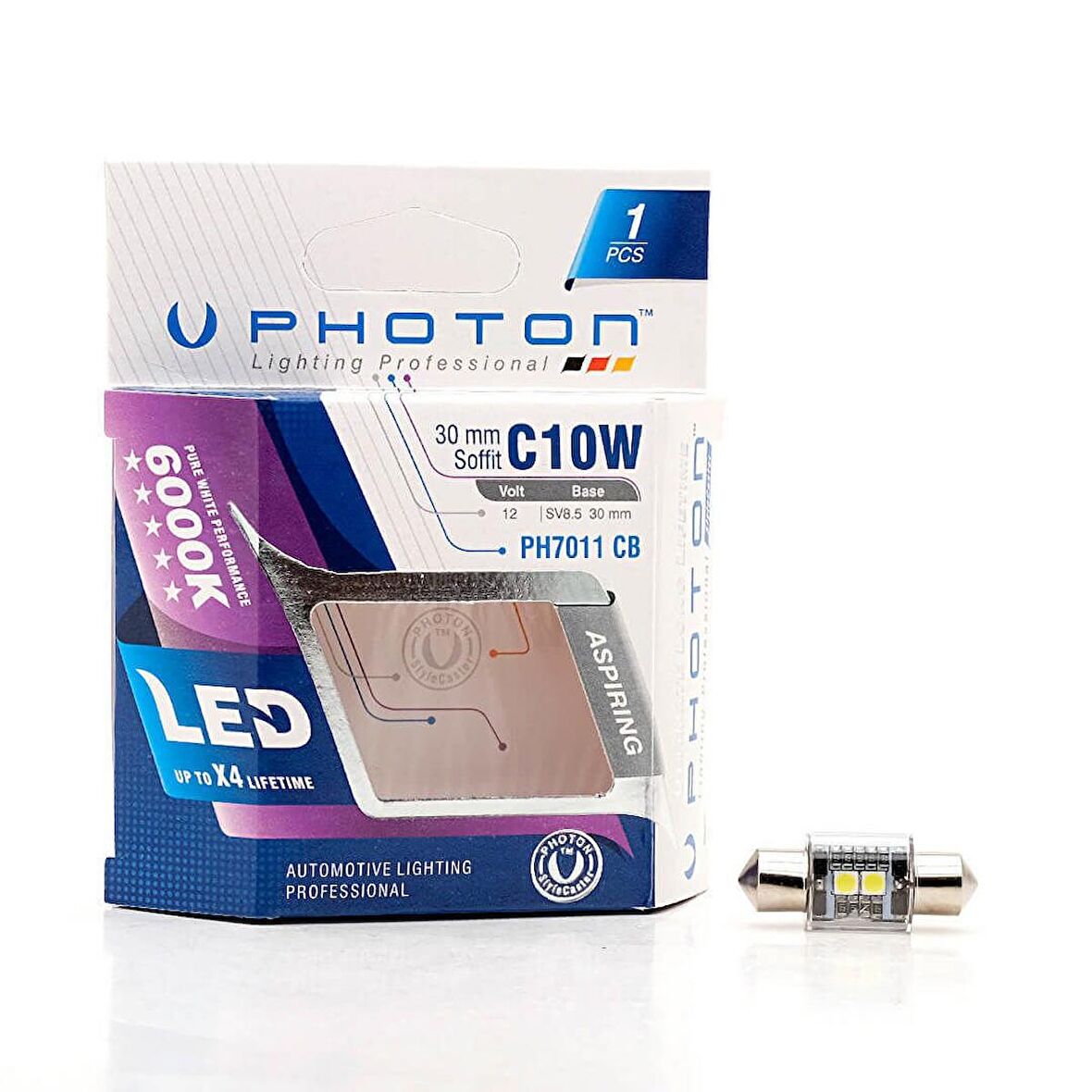 C10W 12V 30Mm Can-Bus Sofit Led Ph7011