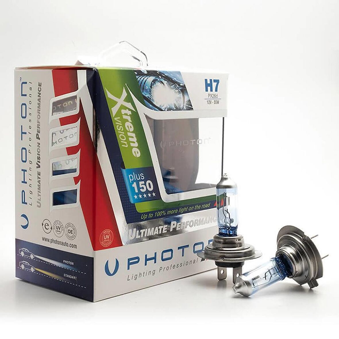 H7 12V 55W Xtreme Vision +%150