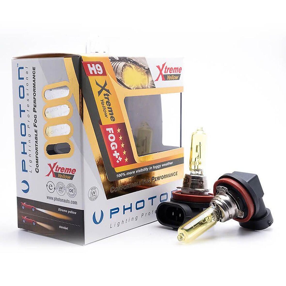 H9 12V 65W Xtreme Yellow