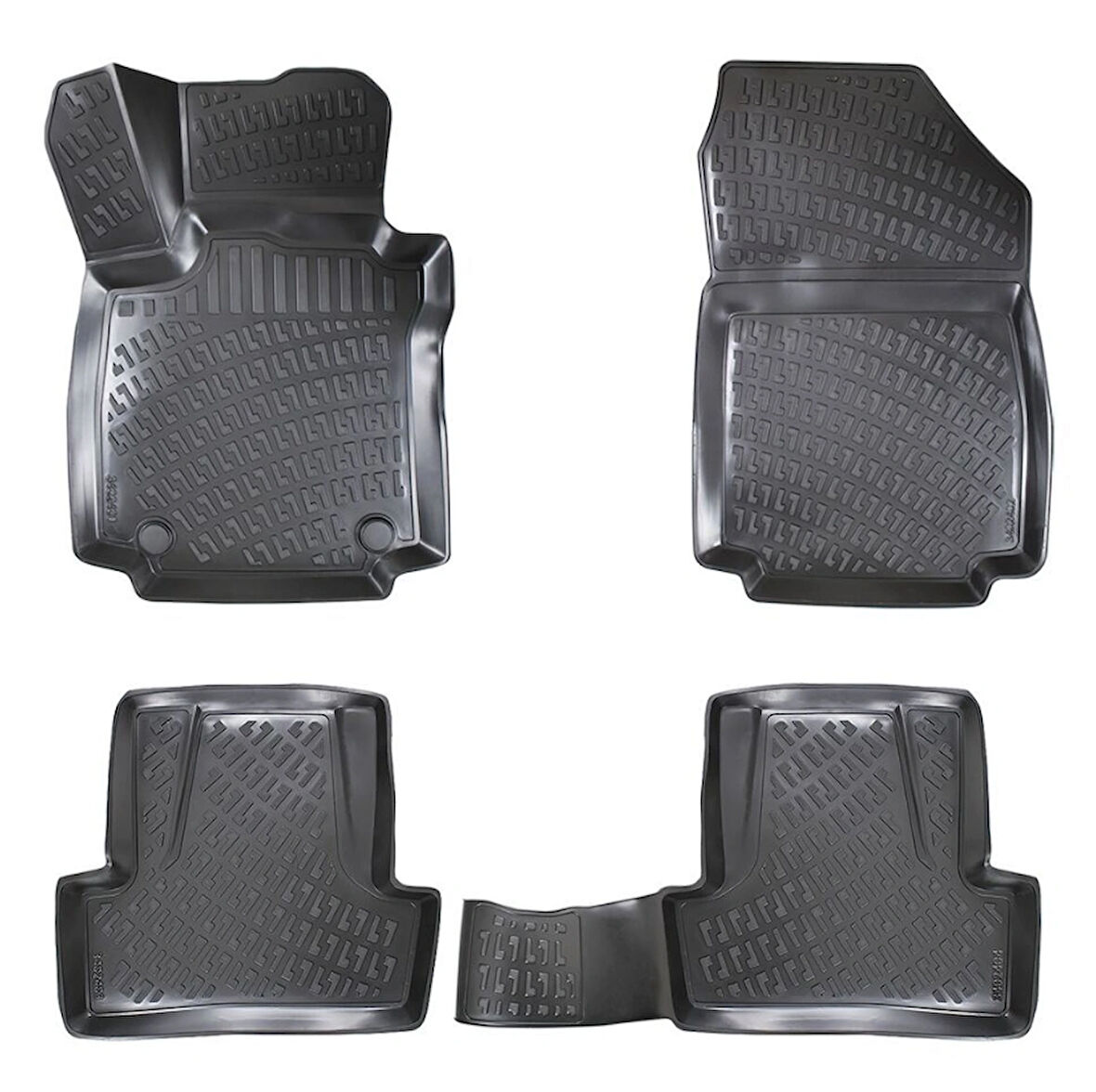 Renault Clio 4 2012 Sonrası 3D Havuzlu Paspas