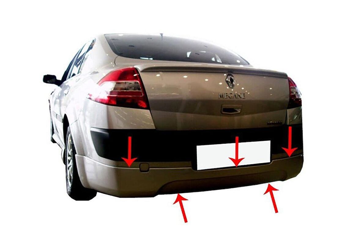 Renault Megane 2 SD Arka Tampon Altı Fiber 2003-2008