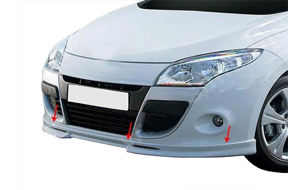 Renault Megane 3 Ön Tampon Altı Fiber 2008 ve Sonrası