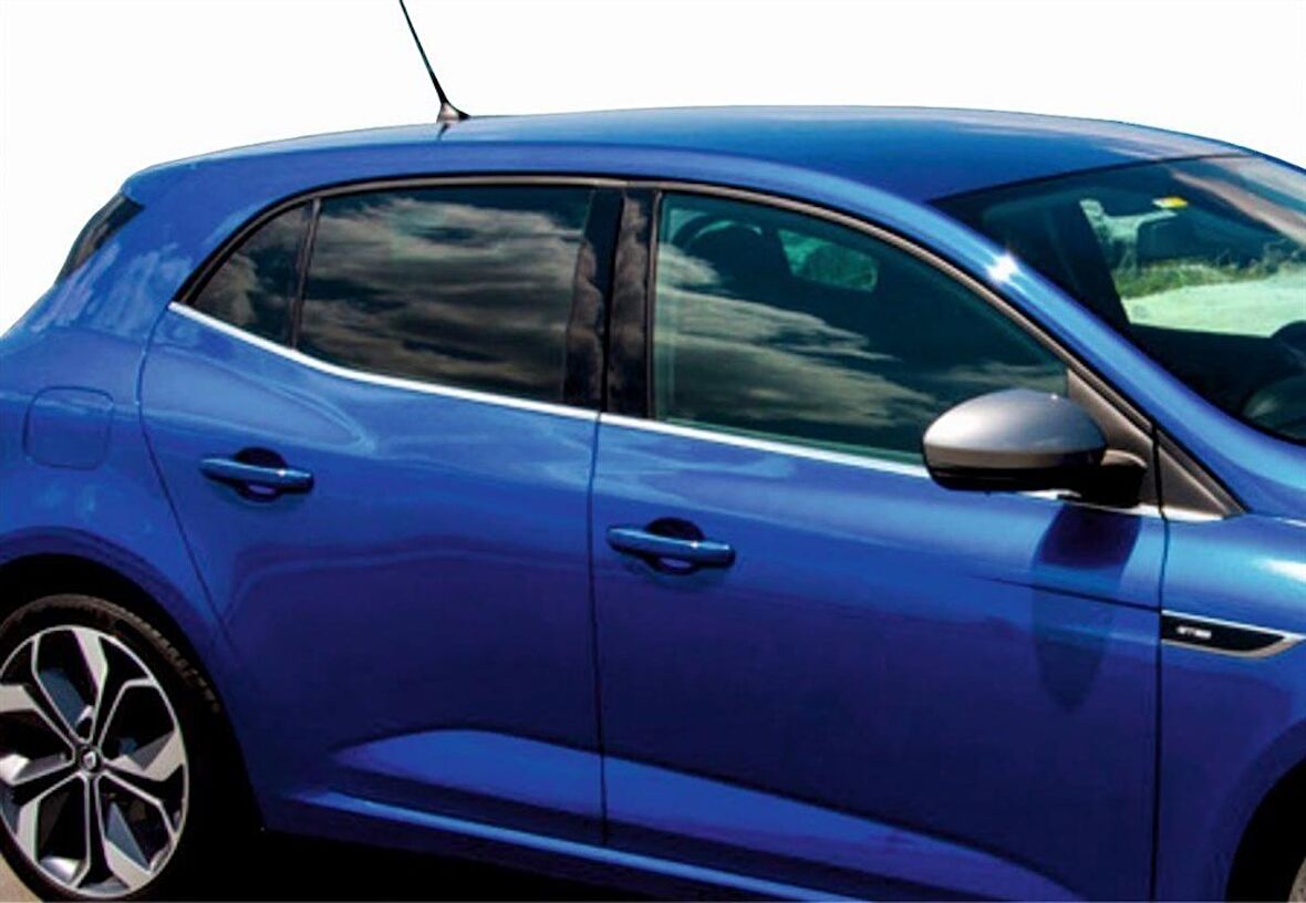 Renault Megane 4 Hb Cam Çıtası 6 Prç Krom 2017 Ve Sonrası
