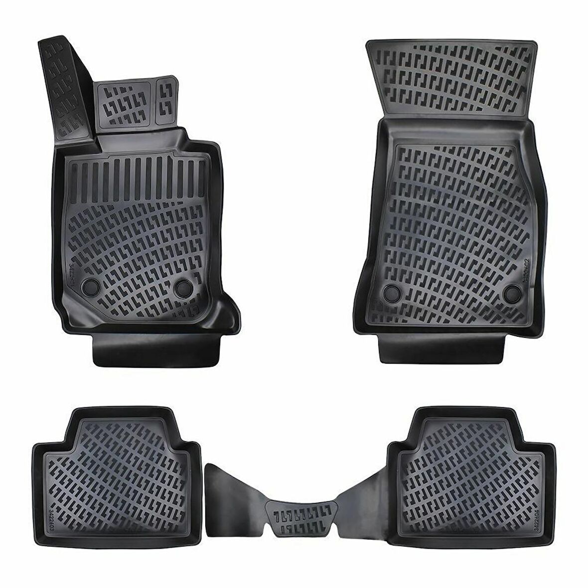 Rizline Toyota Hilux 2004-2015 Uyumlu 3D Havuzlu Paspas