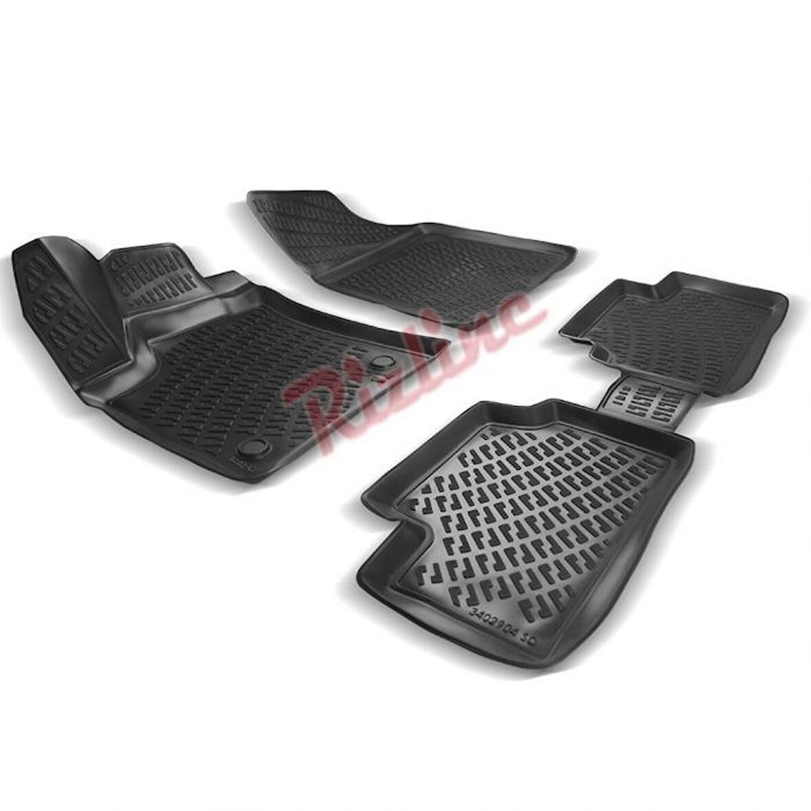Rizline Volkswagen Jetta 2011 Ve Sonrası 3D Havuzlu Paspas - Bagaj Hav...