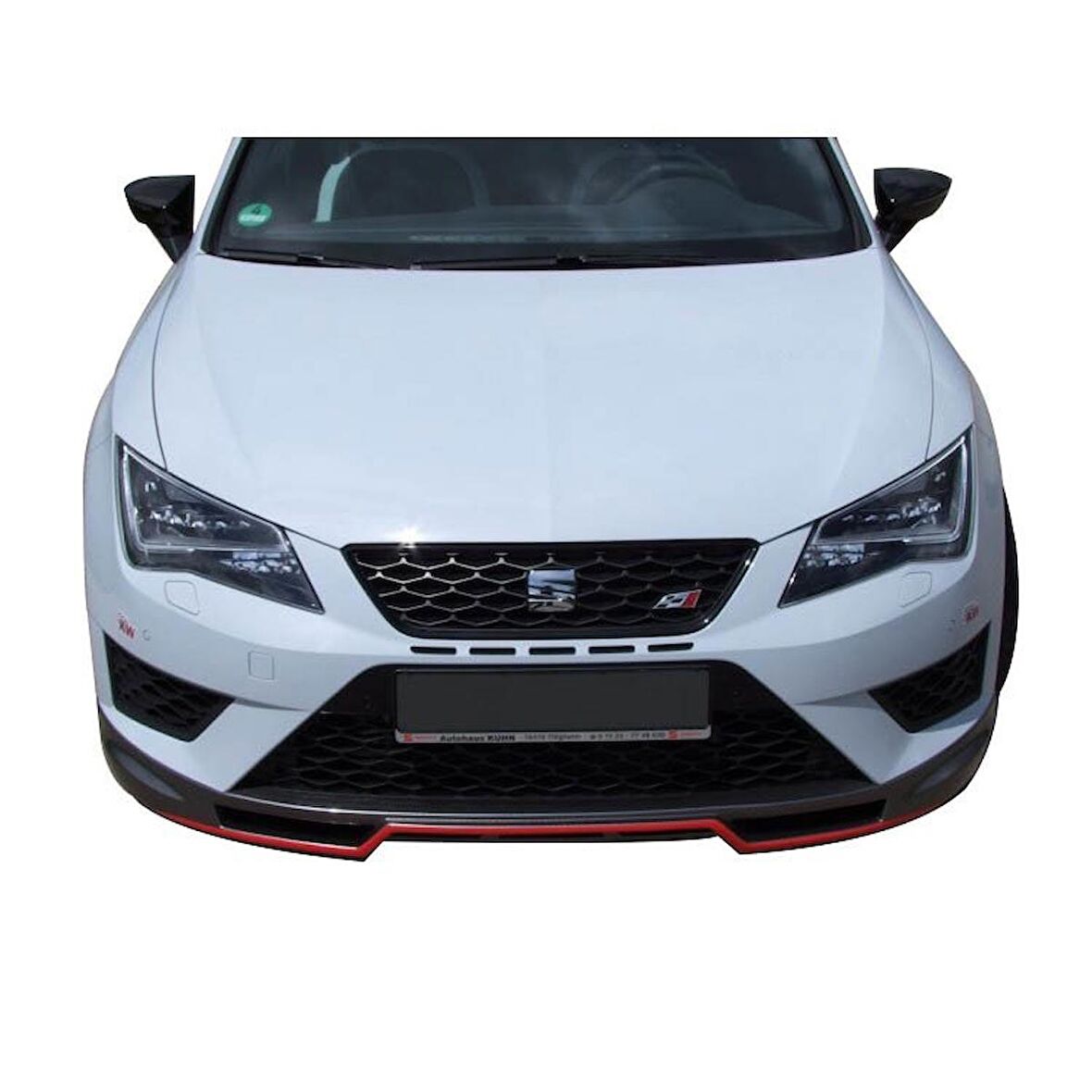 Seat Leon Mk3 -5F (2013-2016) Fr Uyumlu Ön Tampon Ek (Plastik)