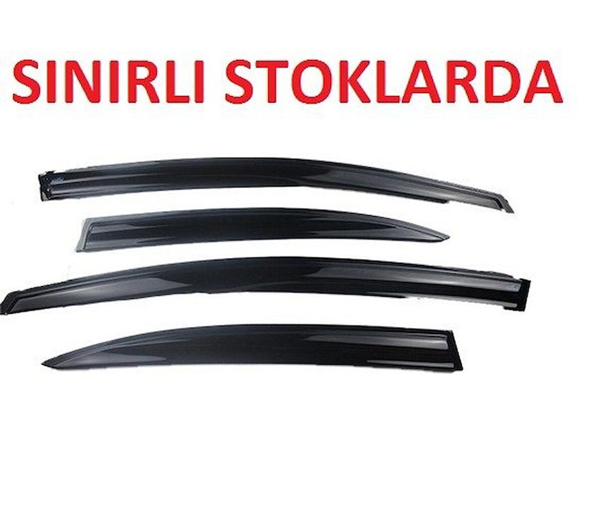 Sunplex Toyota Corolla 2013-2018 Mugen Cam Rüzgarlığı 4 Lü