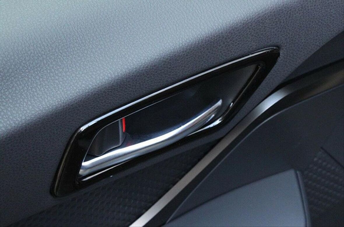 Toyota C-Hr 2016-2019 Kapı Kolçak Kaplama Tıtanyum Siyah