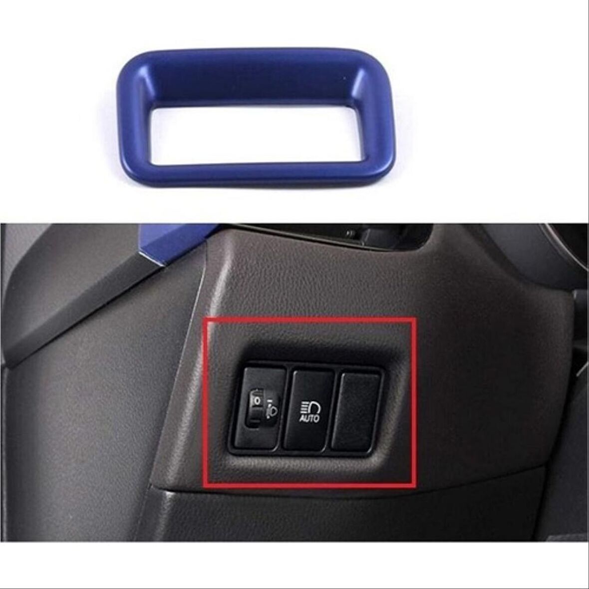Toyota C-Hr 2016-2019 Kontrol Panel Kaplama - Mavı