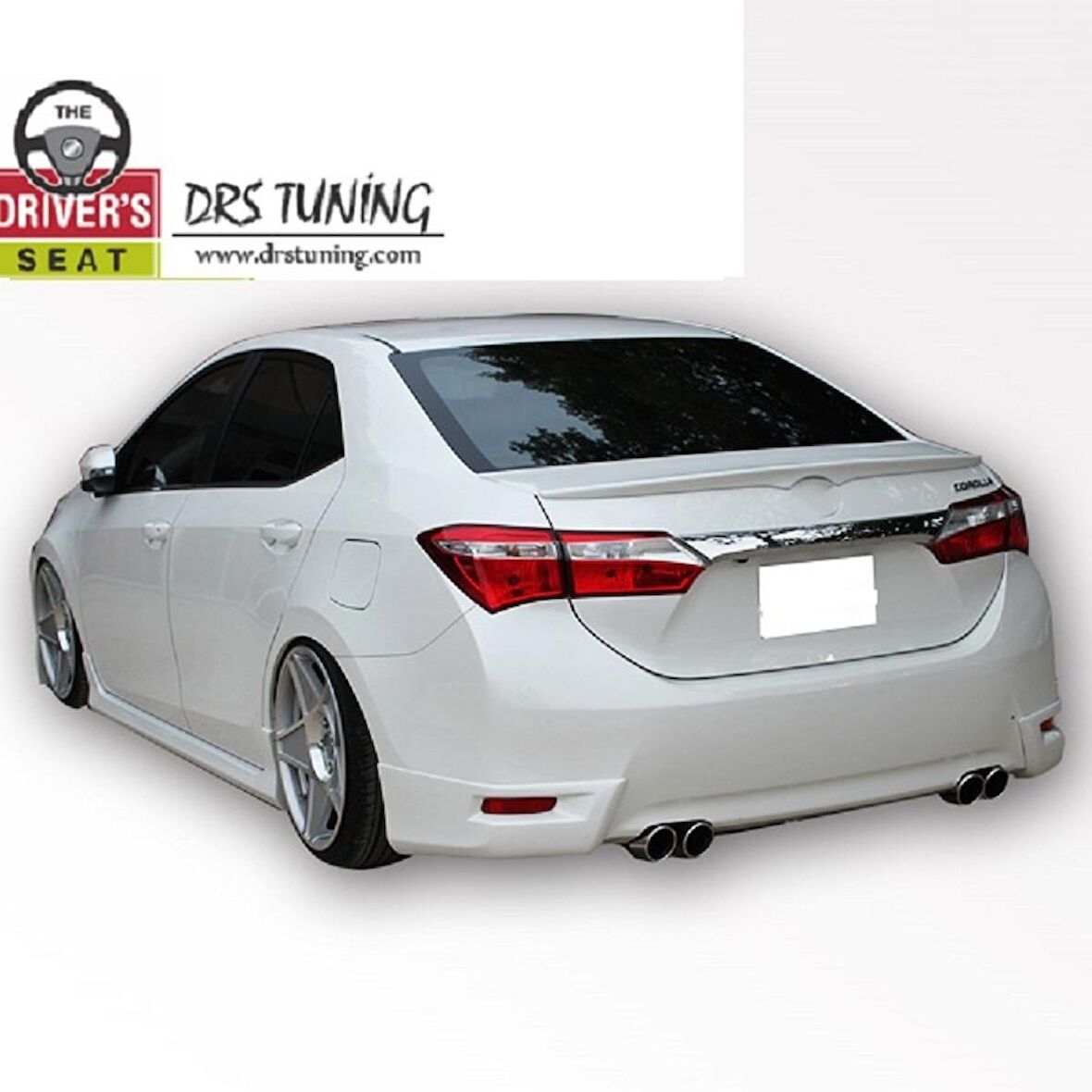 Toyota Corolla 2014- Spoiler Beyaz Drs 4X4 Tuning