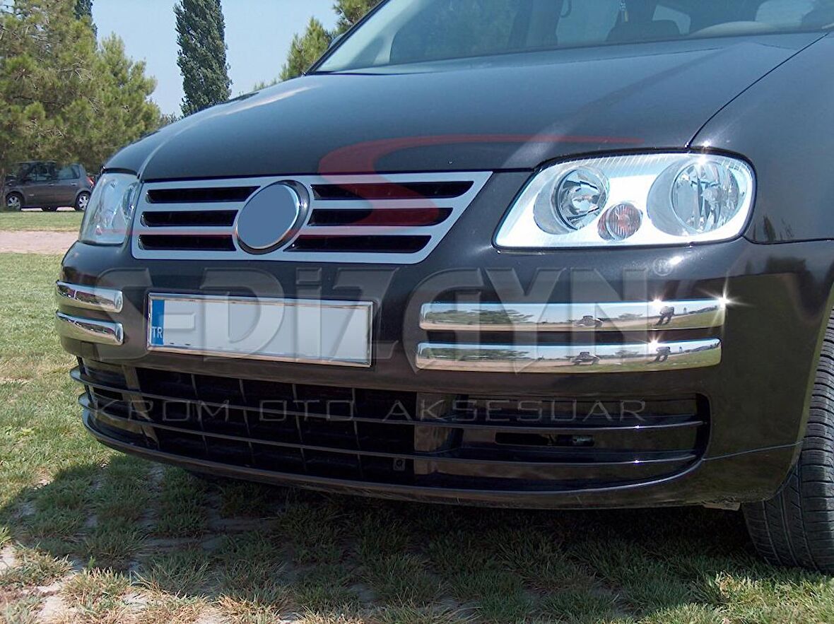 Volkswagen Caddy Krom Ön Tampon Kaşı 4 Prç. 2004-2010