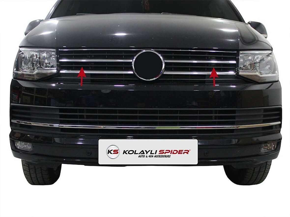 Volkswagen Caravelle T6 Ön Panjur Çıtası 2 Prç 2015 Ve Sonrası