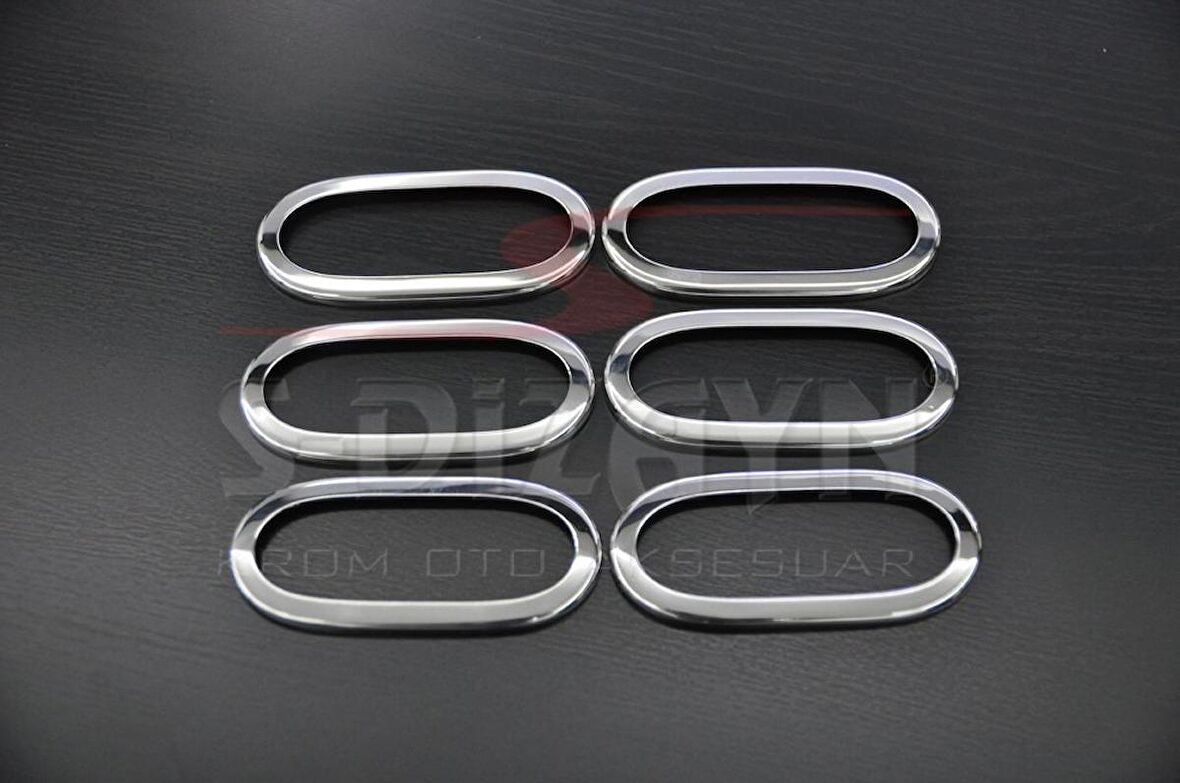 Volkswagen Crafter Krom Yan Reflektör Çerçevesi 6 Prç. 2006 Üzeri